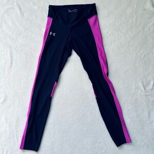 Under Armour Women’s Navy/Fuchsia Compression Leggings